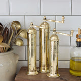 Atlas Brass Mill- 9 Inch Salt & Pepper Grinder - Holistic Habitat 