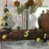 Lemon Tree Hand-Painted Metal Vintage Reproduction Toleware Garland