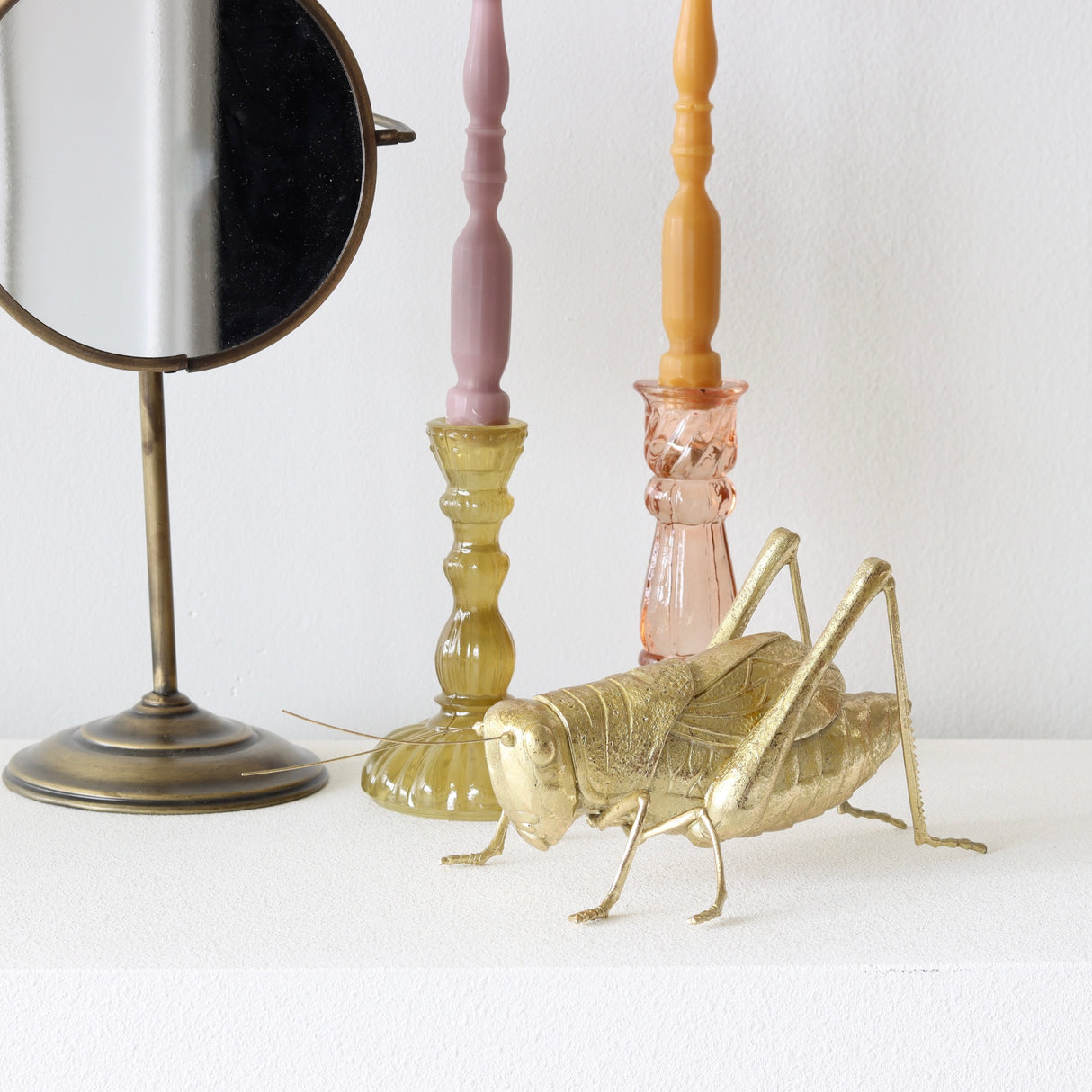 Gilded Resin Cricket - Holistic Habitat 