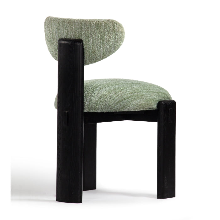 Samir Black Oak Dining Chair - Holistic Habitat 