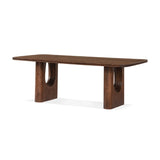 Milo Layered Ashwood Dining Table - Holistic Habitat 