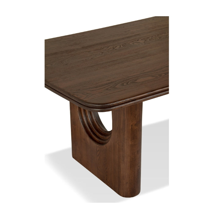 Milo Layered Ashwood Dining Table - Holistic Habitat 