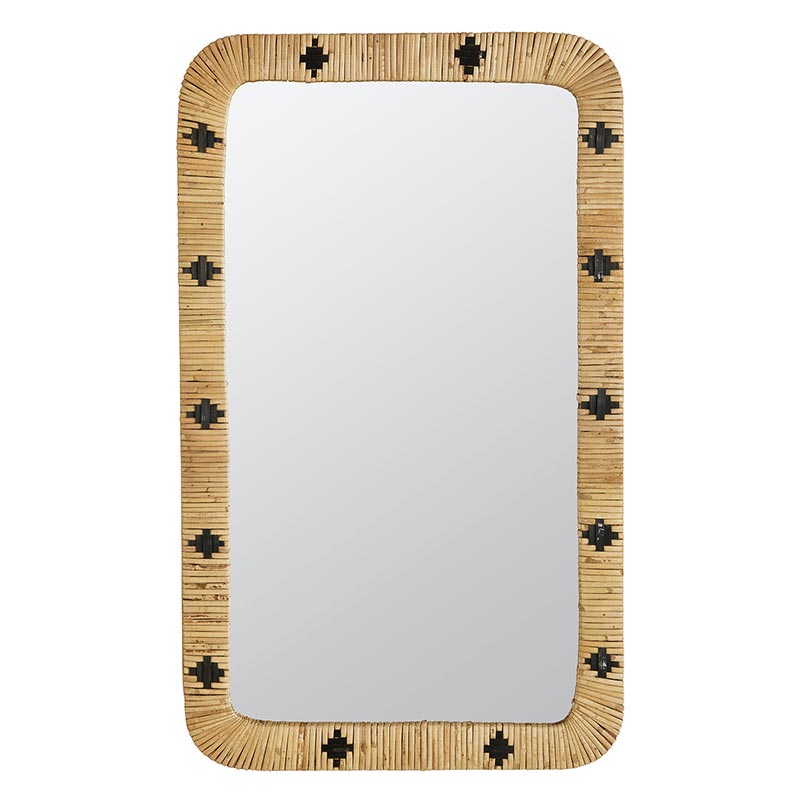 Maxwell Rattan Wall Mirror - Holistic Habitat 