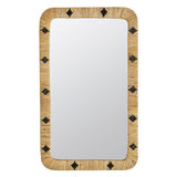 Maxwell Rattan Wall Mirror - Holistic Habitat 