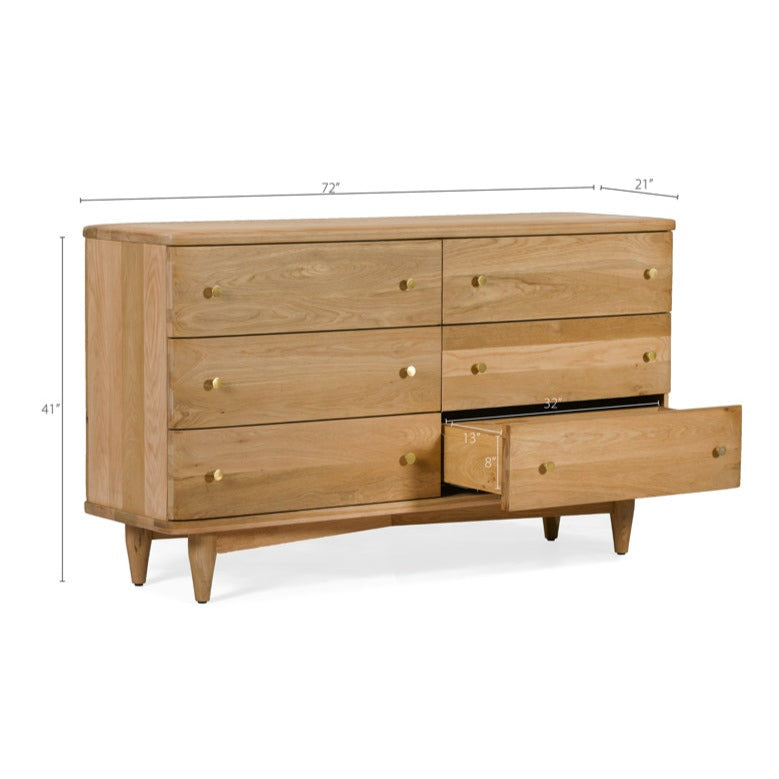 Bailey Oak Dresser - Holistic Habitat 