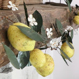 Lemon Tree Hand-Painted Metal Vintage Reproduction Toleware Garland