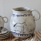 Madelyn in the Meadow Hand-Painted Horse Pitcher