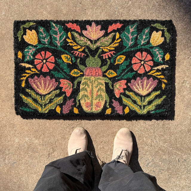 Amulet Coir Printed Doormat - Holistic Habitat 