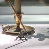 Kungfu Turtle - Brass Incense Holder - Holistic Habitat 