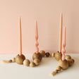 Wooden Bead Garland Candle Holder - Holistic Habitat 