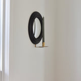 Round Convex Mirror With Candlestick - Holistic Habitat 