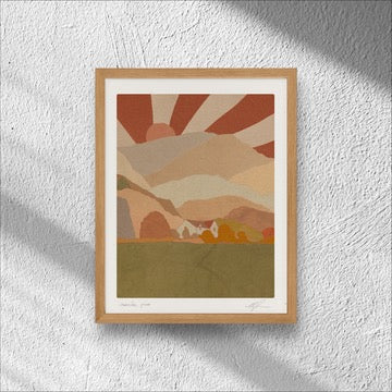 Mountain Pieces Print - Holistic Habitat 