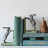 Secret Garden Cast Iron Bunny Bookends - Holistic Habitat 