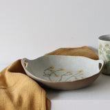 Forsythia Hand Painted Stoneware Bowl - Holistic Habitat 