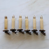 Holiday Glow Clip On LED Candle Lights - Set of 6