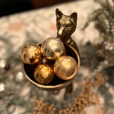 Eloise Gold Fox Dish Stand - Holistic Habitat 