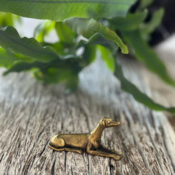 Mini Brass Greyhound - Holistic Habitat 