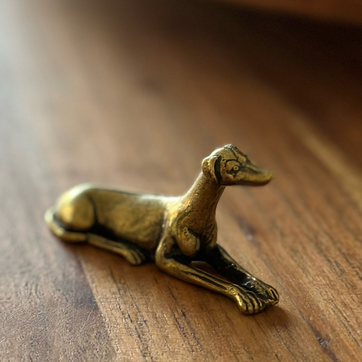 Mini Brass Greyhound - Holistic Habitat 