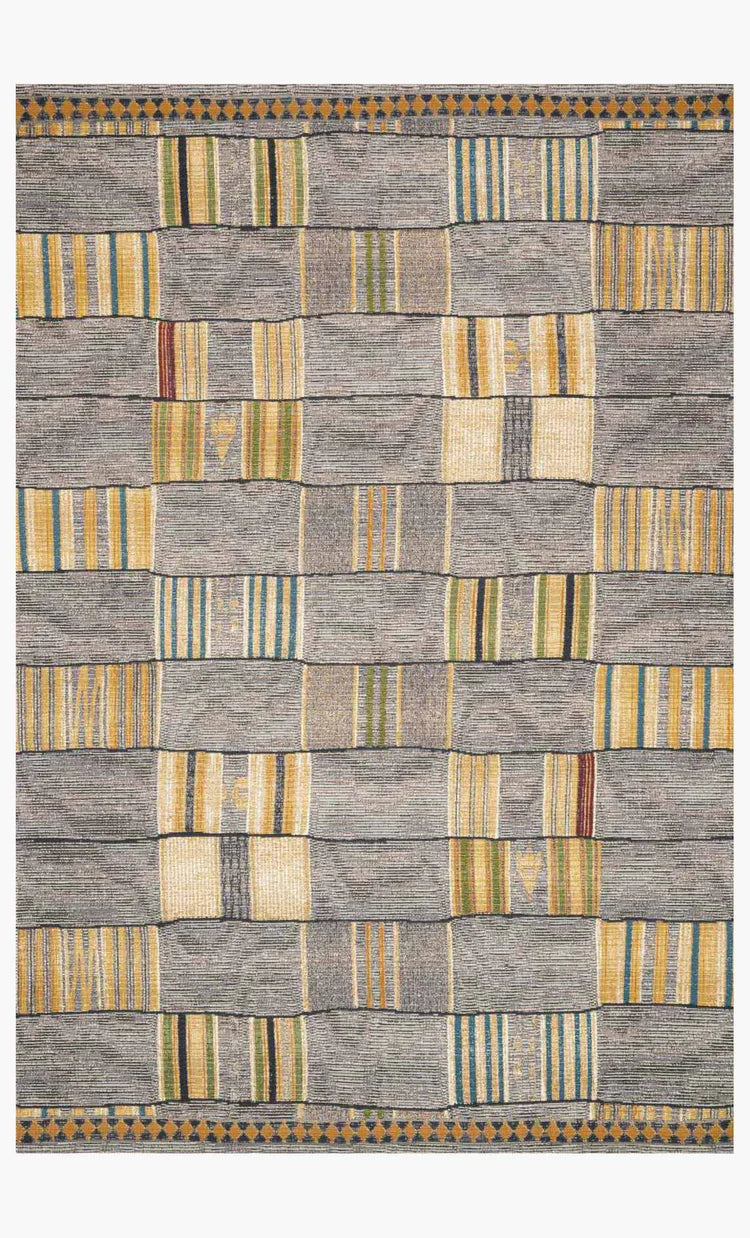 Mika Rug - Granite & Multi - Indoor/Outdoor - Holistic Habitat 