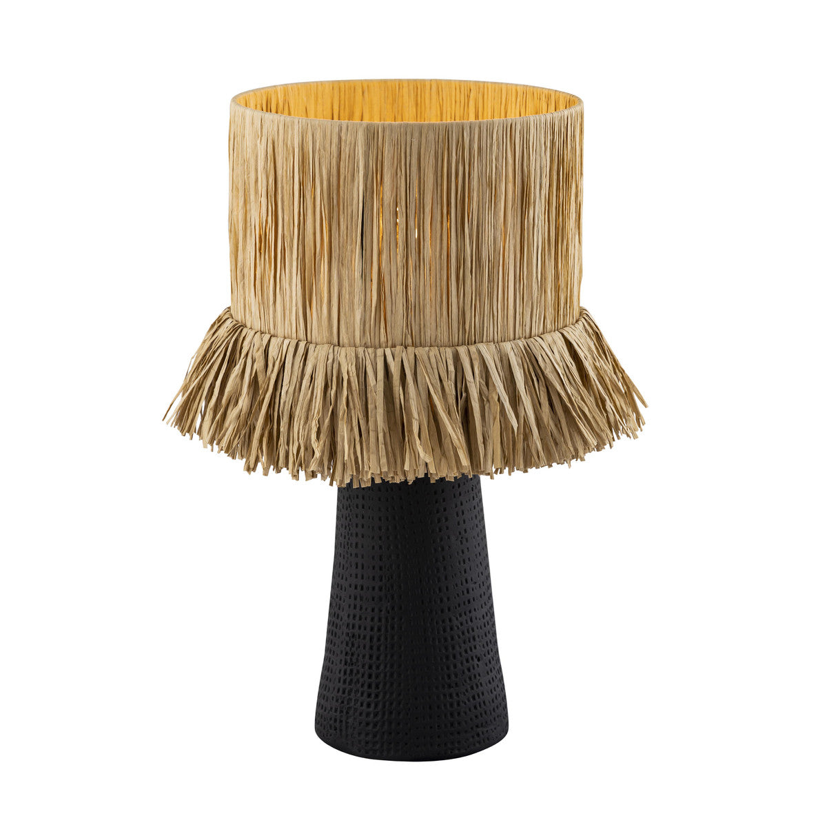 Veda Natural Raffia Table Lamp