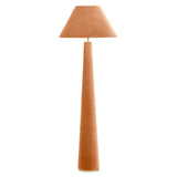 Gigi Velvet Floor Lamp - Green or Terracotta - Holistic Habitat 