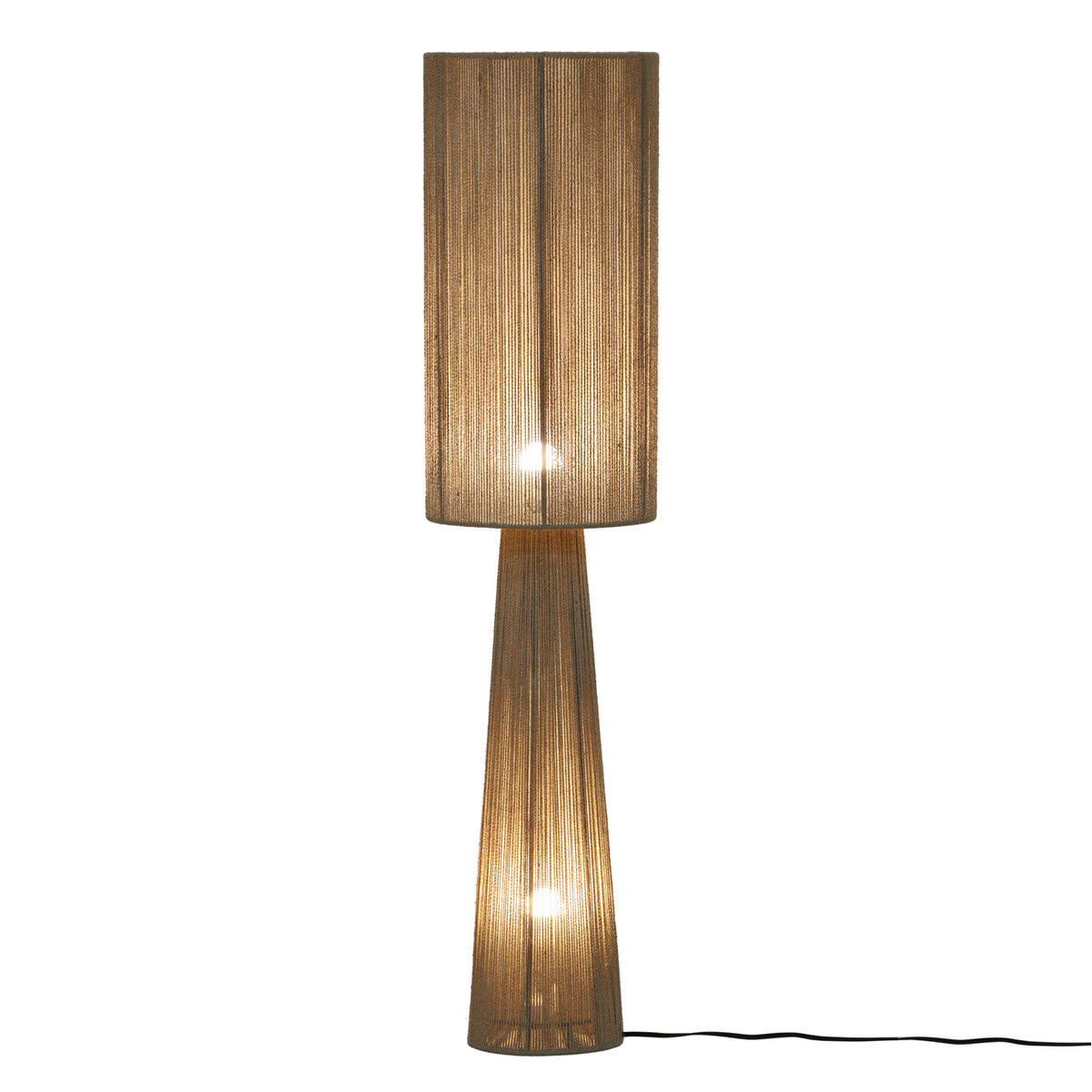 Mara Natural Jute 2-Bulb Floor Lamp - Holistic Habitat 