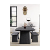 Kiva Black Oak Dining Bench - Holistic Habitat 