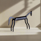 Black Iron Decorative Horse