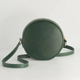 Chloe Fawn Embroidered Circle Bag - Green - Holistic Habitat 