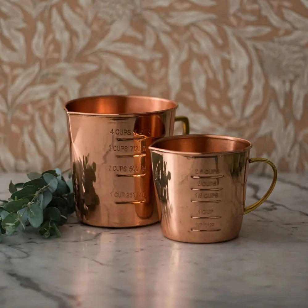 Copper Liquid Measuring Cup - 4 Cup - Holistic Habitat 