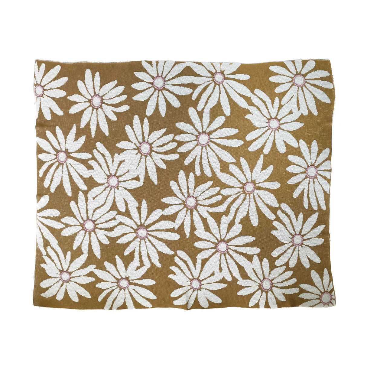 Daisy Days Cotton Knit Throw - 60x50 - Holistic Habitat 