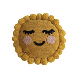 Sunshine Joy Tufted Pom Pom Pillow - 12 Inch - Holistic Habitat 