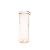 Carafe Reed 100 CL, blush pink: Recycled glass - Holistic Habitat 