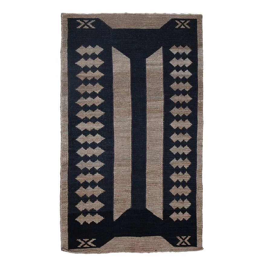 Remy Jute and Wool Soumak Rug 4x6 - Holistic Habitat 