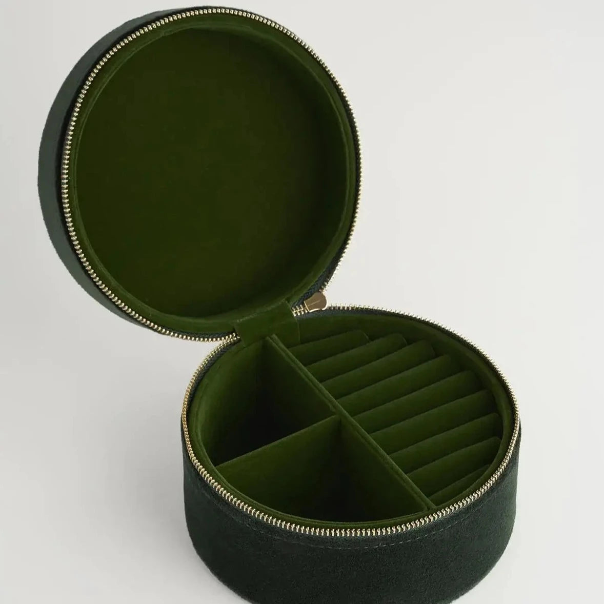 Chloe Fawn Embroidered Jewelry Box - Green - Holistic Habitat 