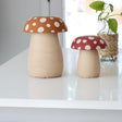 Secret Mushroom Terracotta Canisters - Set of 2 - Holistic Habitat 