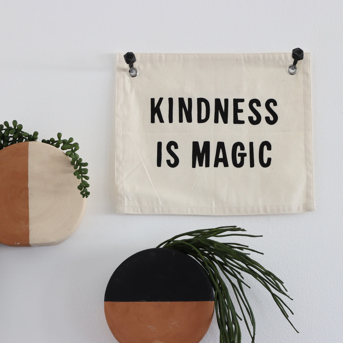Kindness is Magic Canvas Banner - Holistic Habitat 