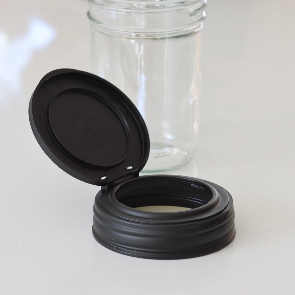 Mason Jar Flip Cap Lid - Regular Mouth - Holistic Habitat 