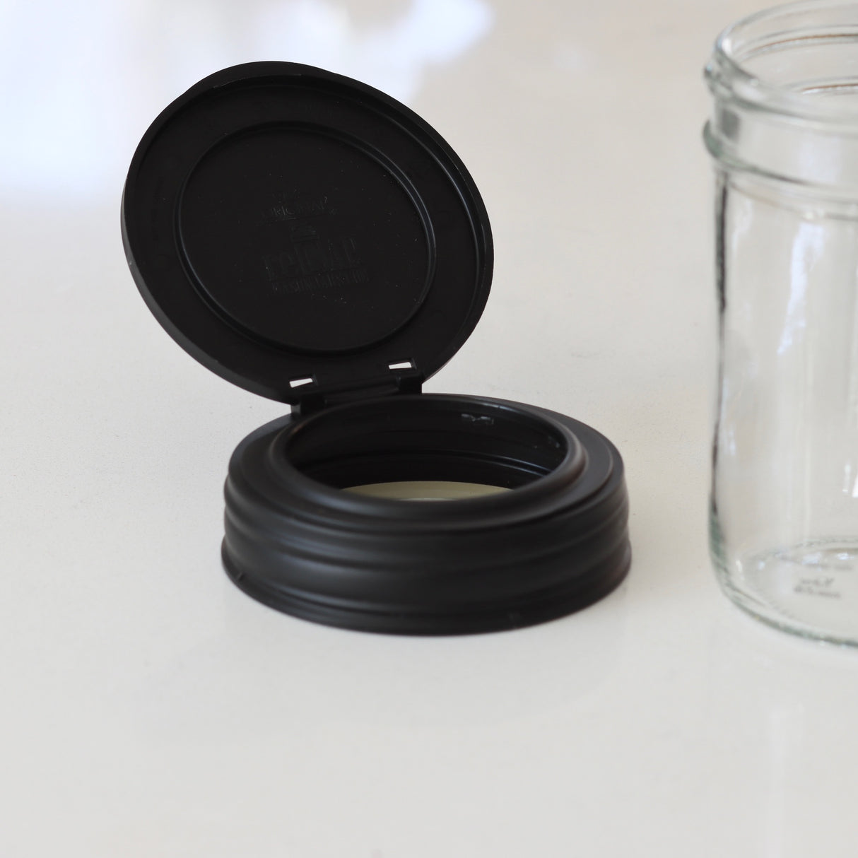 Mason Jar Flip Cap Lid - Regular Mouth - Holistic Habitat 