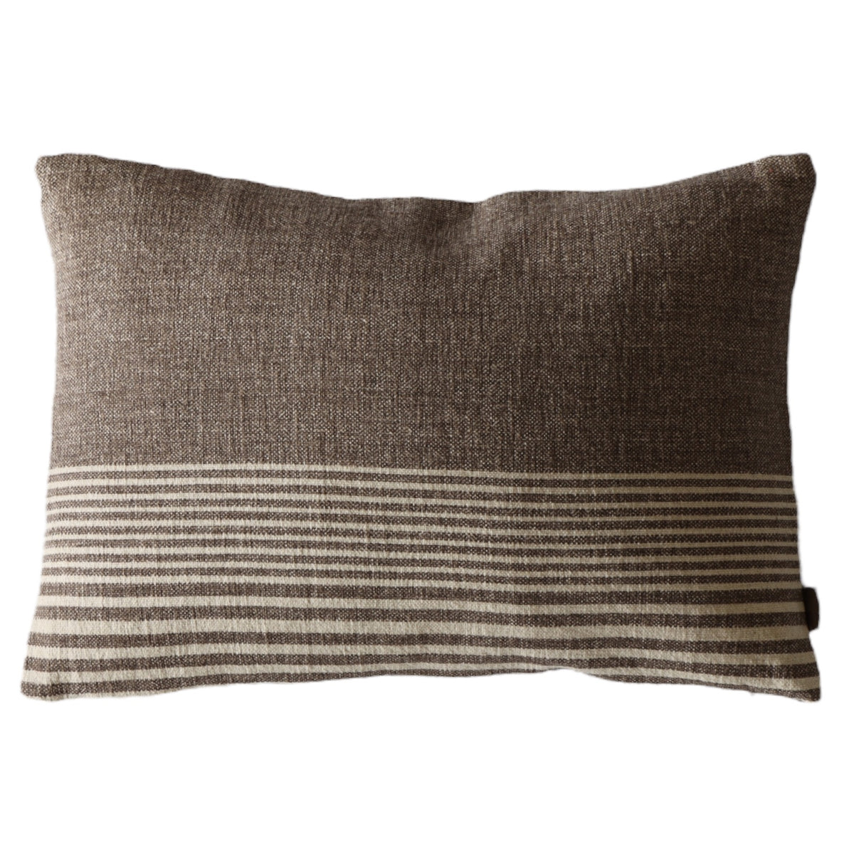 Sonoma Sands Chambray Stripe Lumbar Pillow 20x14 - Holistic Habitat 