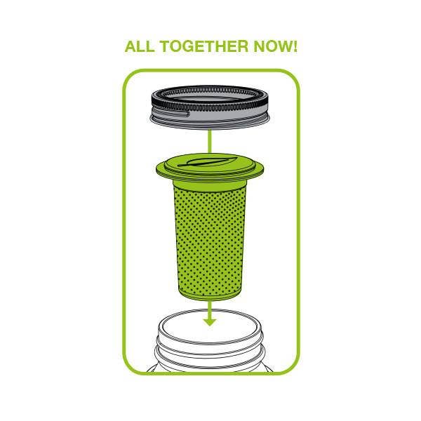 Jarware Tea Infuser for Mason Jars