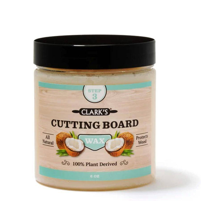 CLARK'S Coconut Cutting Board Wax | Contains No Mineral Oil - Holistic Habitat 