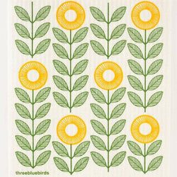 Sunflower Swedish Dishcloth - Holistic Habitat 