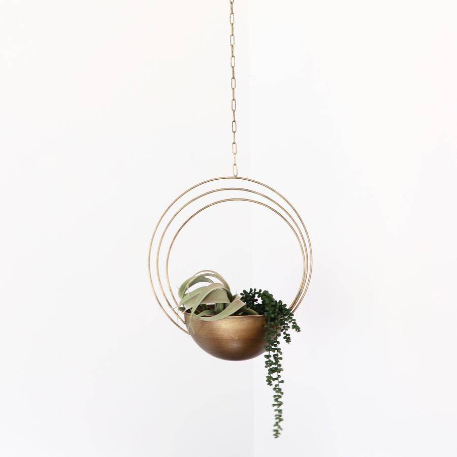 Rainbow Bowl Hanging Planter - Holistic Habitat 