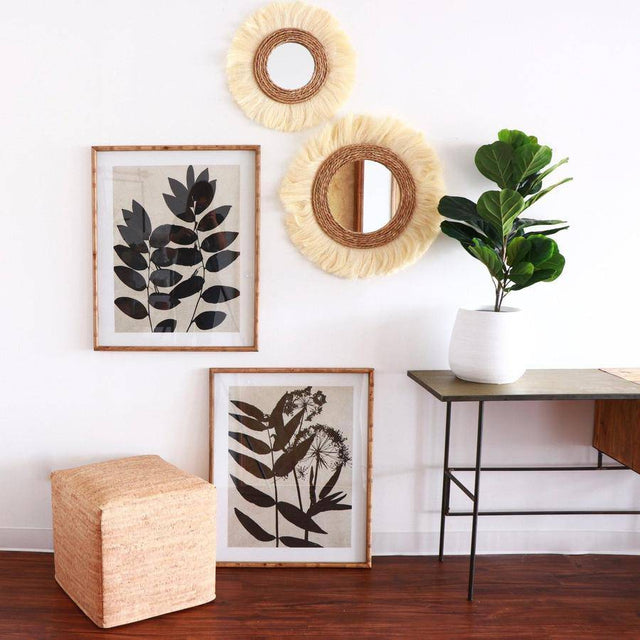 Leaf Art Framed Print Set - Holistic Habitat 