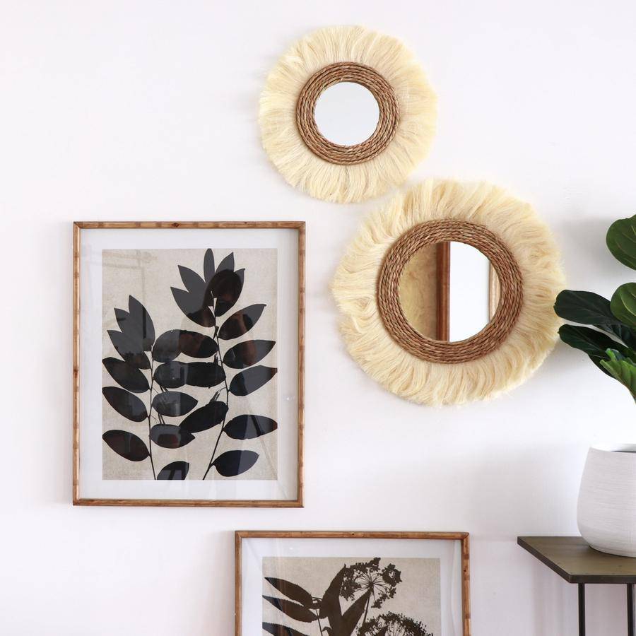 Leaf Art Framed Print Set - Holistic Habitat 