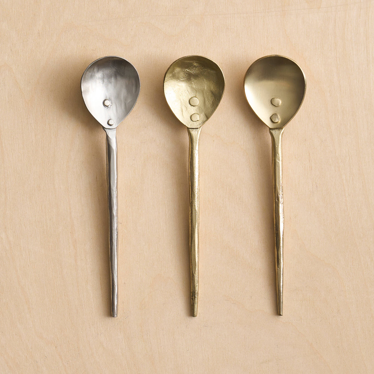 Forge Small Spoons Assorted - Set of 3 - Holistic Habitat 