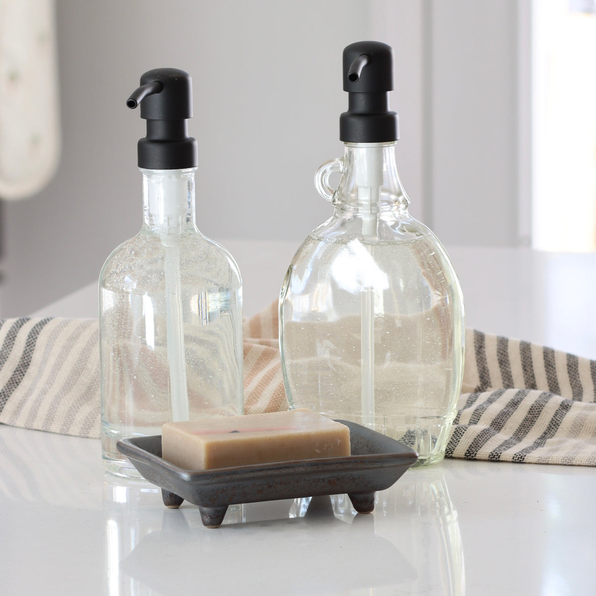 Syrup Style Soap and Lotion Dispenser Bottle - 12oz - Holistic Habitat 