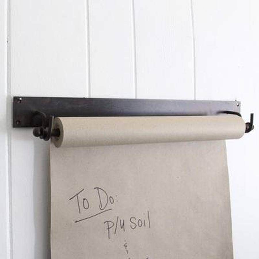 Industrial Wall Hanging Note Roll with Clips - Holistic Habitat 