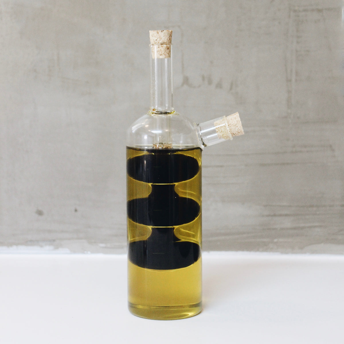 Stacked Oil and Vinegar Cruet Cylinder - Holistic Habitat 